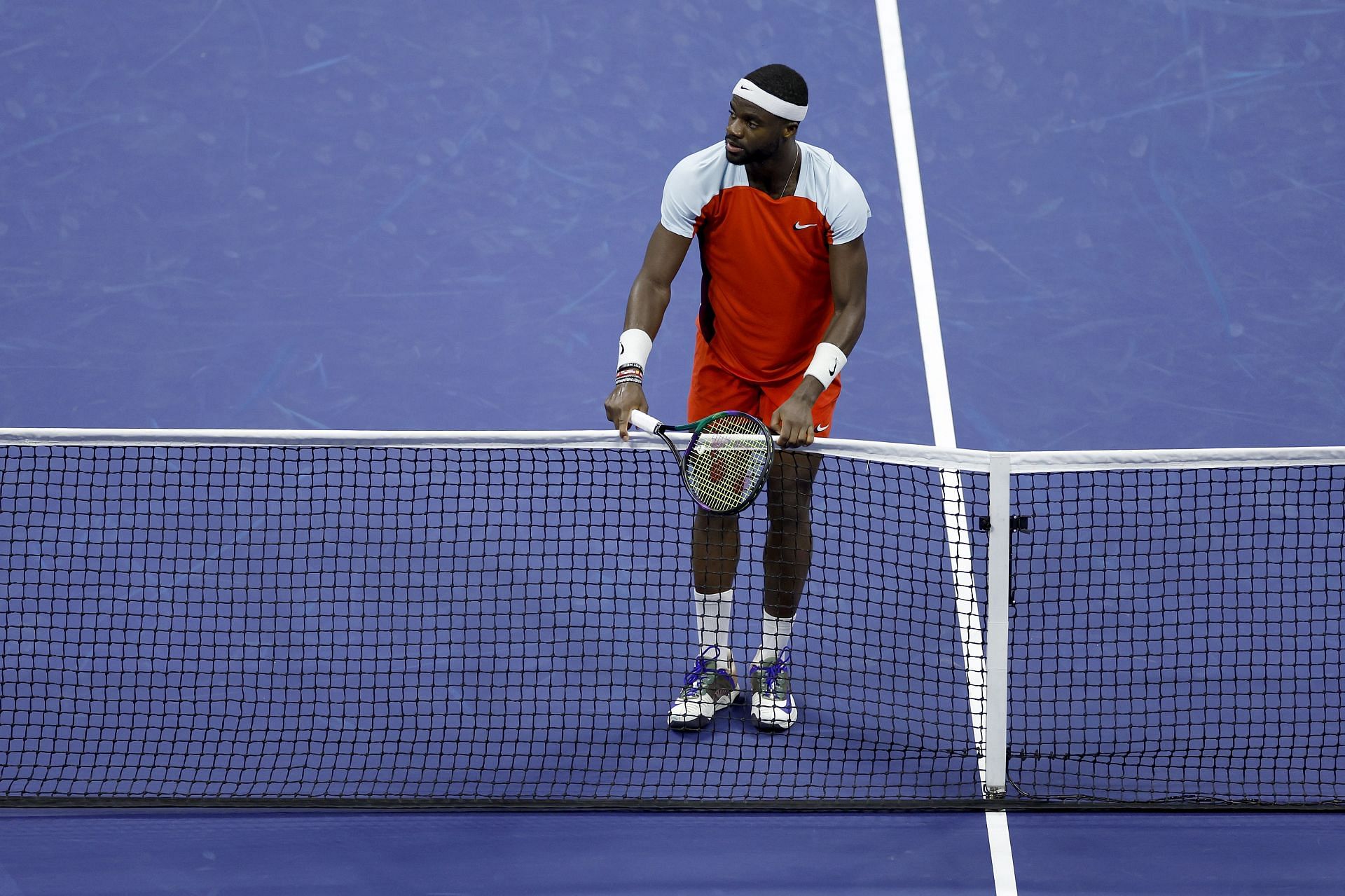 Frances Tiafoe during Friday's match